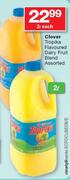 Clover Tropika Flavoured Dairy Fruit Blend Assorted-2L Each