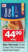 Sea Harvest Oven Crisp Fish Portions Assorted-400g Each