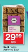 Cani Rusks Assorted-500g Each