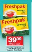 Freshpak Rooibos Tagless Teabags-80 Per Pack