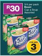 Knorr Cup A Soup Assorted-3 x 3/4 Per Pack