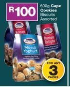 Cape Cookies Biscuits Assorted-3 x 500g