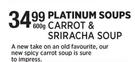 Platinum Soups Carrot & Sriracha Soup-600g