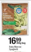 Baby Marrow Spaghetti-350g Bag