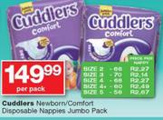 Cuddlers Newborn/Comfort Disposable Nappies Jumbo Pack-PerPack