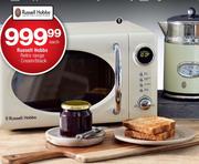 Russell Hobbs Retro Digital Microwave Oven Cream/Black-20Ltr Each