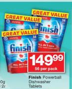 Finish Powerball Dishwasher Tablets-56 Per Pack