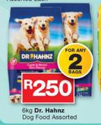 Dr.Hahnz Dog Food Assorted-2 x 6Kg
