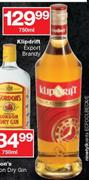 Klipdrift Export Brandy-750ml