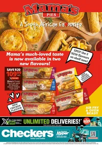 Checkers Eastern Cape : Mama's Pies Promotion (06 January - 19 January 2025)