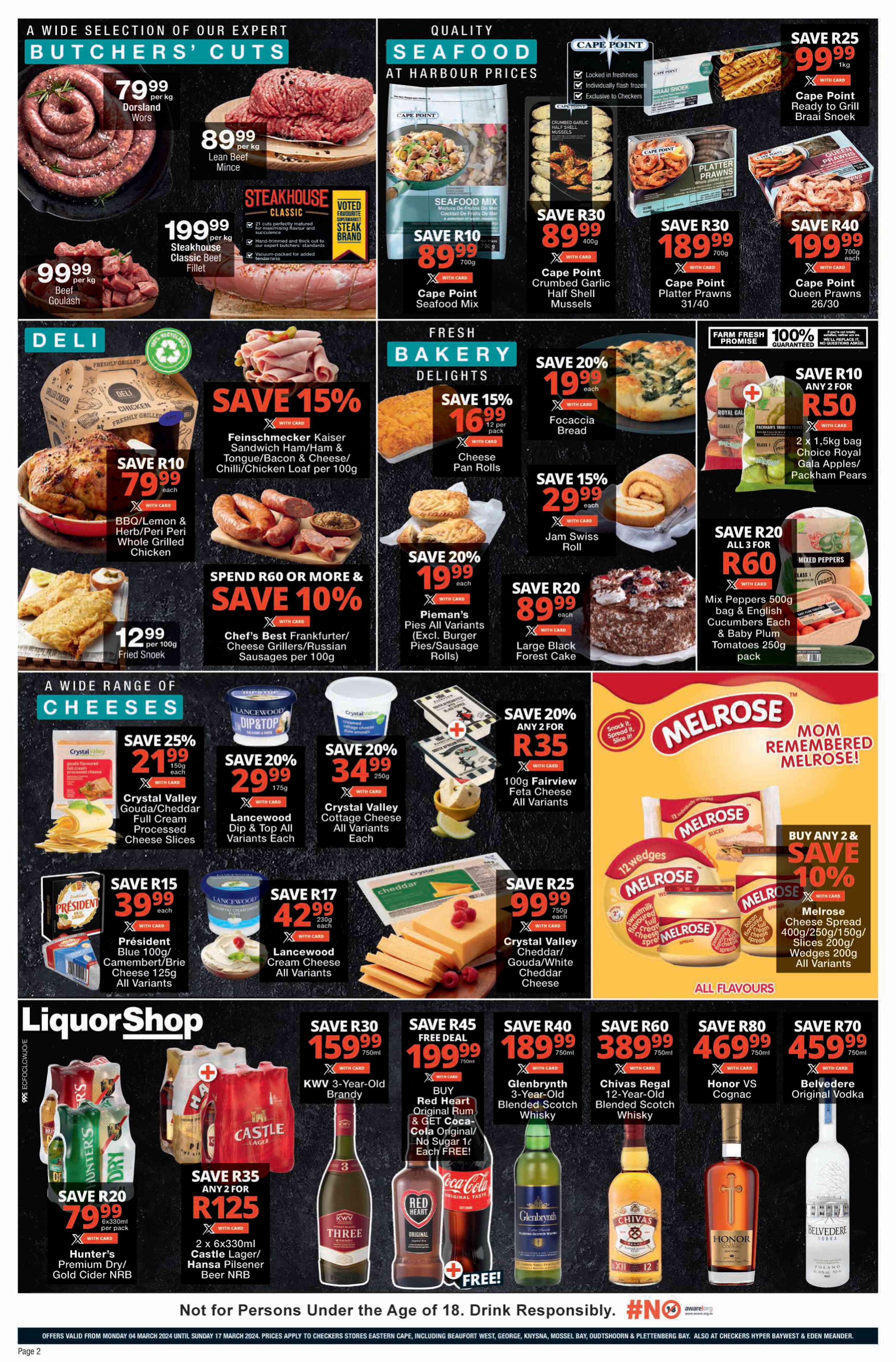 Checkers Eastern Cape : 1500 Deals Weekly (04 March - 17 March 2024 ...