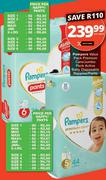 Pampers Value Pack Premium Care/Jumbo Pack Active Baby Disposable Nappies/Pants-Per Pack