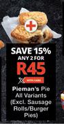 Pieman's Pie-For 2