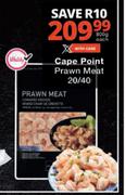 Cape Point Prawn Meat 20/40-800g Each
