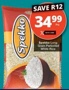 Spekko Long Grain Parboiled White Rice-2Kg