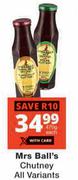 Mrs.Ball's Chutney-470g Each