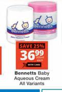 Bennetts Baby Aqueous Cream-500ml Each