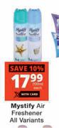 Mystify Air Freshener-200ml Each