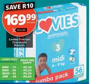 Lovies Premium Disposable Nappies-Per Pack