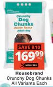 Housebrand Crunchy Dog Chunks-8Kg Each
