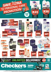 Checkers Eastern Cape : Personal Care Promotion (10 November - 23 November 2025)