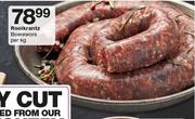 Rooikrantz Boerewors-Per Kg