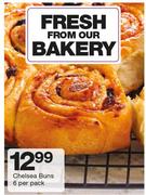 Chelsea Buns 6 Per Pack