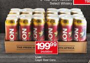 Lion Lager Beer Cans-24 x 500ml
