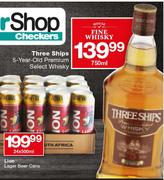 Three Ships 5-Year-Old Premium Select Whisky-750ml 