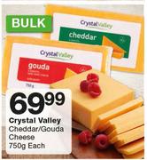Crystal Valley Cheddar/ Gouda Cheese-750g Each