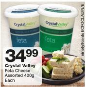 Crystalo Valley Feta Cheese Assorted-400g Each