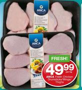 ANCA Fresh Chicken Drumsticks/Wings/Thighs-Per Kg