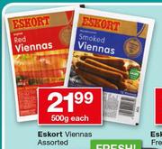 Eskort Viennas Assorted-500g Each