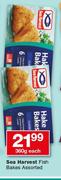 Sea Harvest Fish Bakes Assorted-360g Each