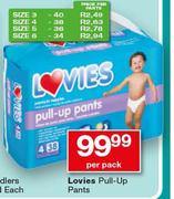 Lovies Pull Up Pants Size 4  38-Per Nappy