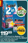 Bobtail Dog Food Assorted-5.5Kg/6Kg/6.5Kg Each Free Bobtail Dog Treats Assorted-90g Each