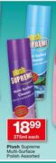Plush Supreme Multi Surface Polish Assorted-275ml Each