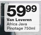 Van Loveren Africa Java Pinotage-750ml