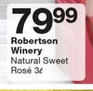 Robertson Winery Natural Sweet Rose-3Ltr