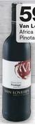 Van Loveren Africa Java Pinotage-750ml