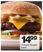 Cheese Burger-Each