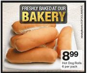 Hot Dog Rolls 6-Per Pack
