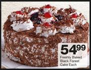 Freshly Baked Black Forest Cake-Each