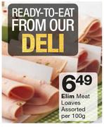 Elim Meat Loaves-Per 100g