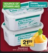 Housebrand 50% Lite Fat Spread-1kg Each