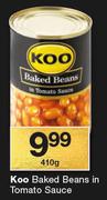 Koo Baked Beans In Tomato Sauce-410g