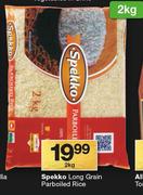 Spekko Long Grain Parboiled Rice-2kg