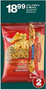 Fatti’s & Moni’s Spaghetti/Macaroni-2x500g