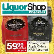 Strongbow Apple Ciders NRB-6x330ml Per Pack