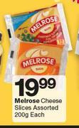 Melrose Cheese Slices-200g Each